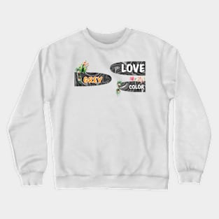 Love Flower Geometric Grey Colorful #44 Crewneck Sweatshirt